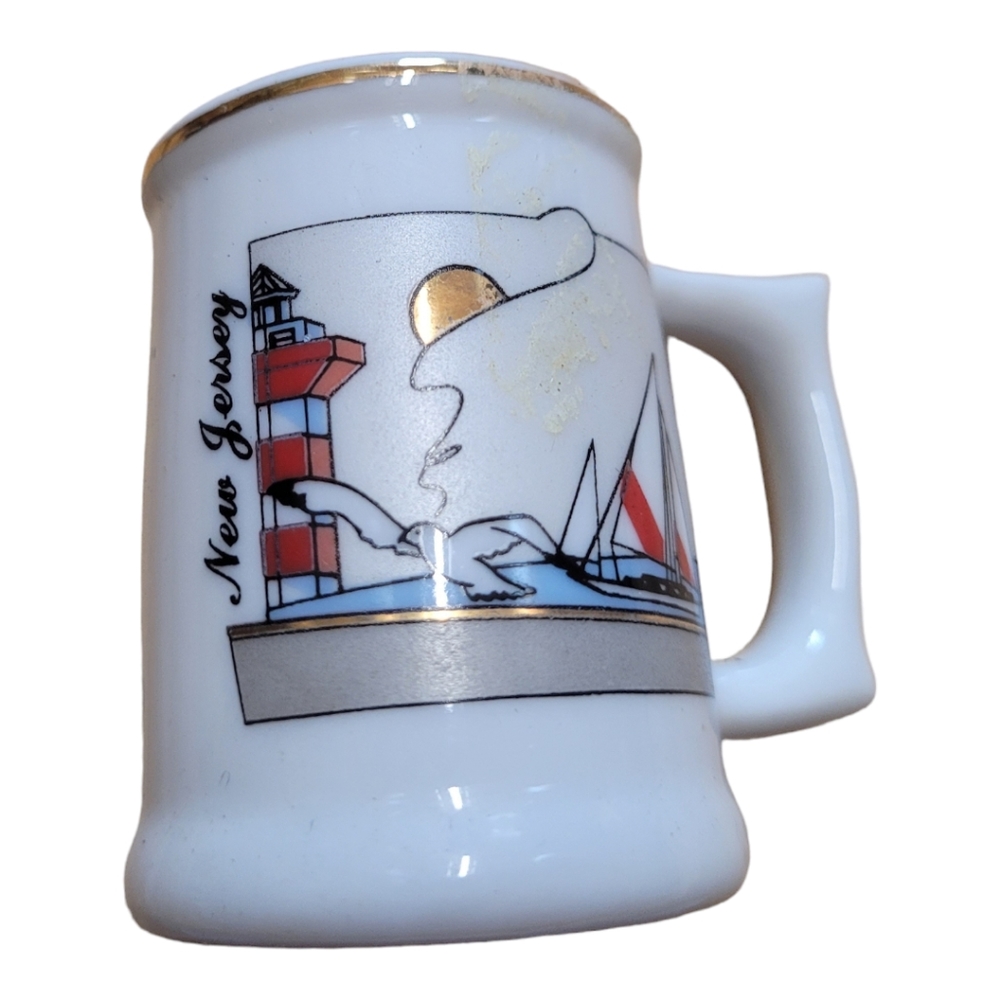 VTG NJ Souvenir Mini Steins